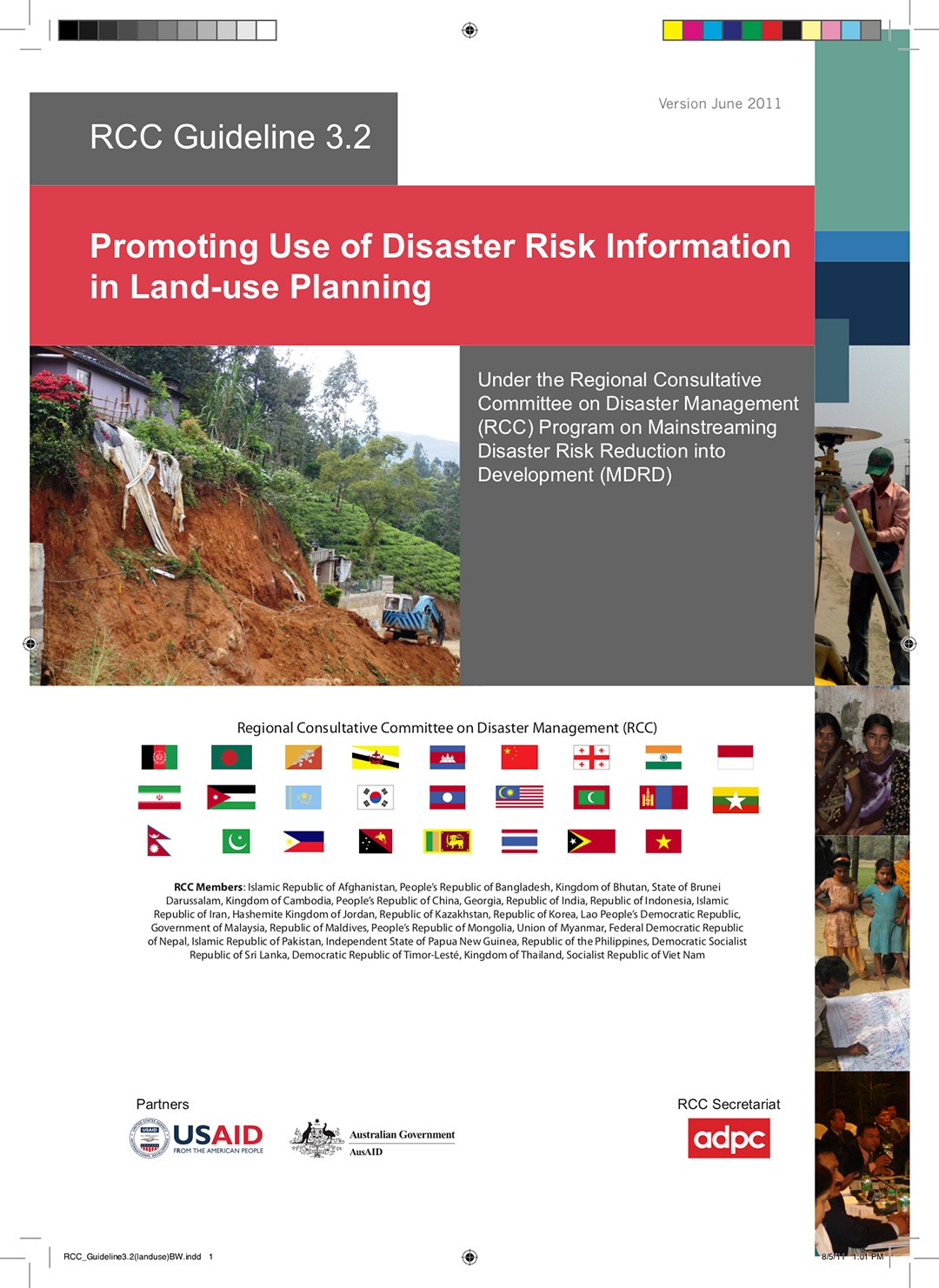 RCC Guideline: Promoting Use of Disaster Risk Information in Land-use Planning